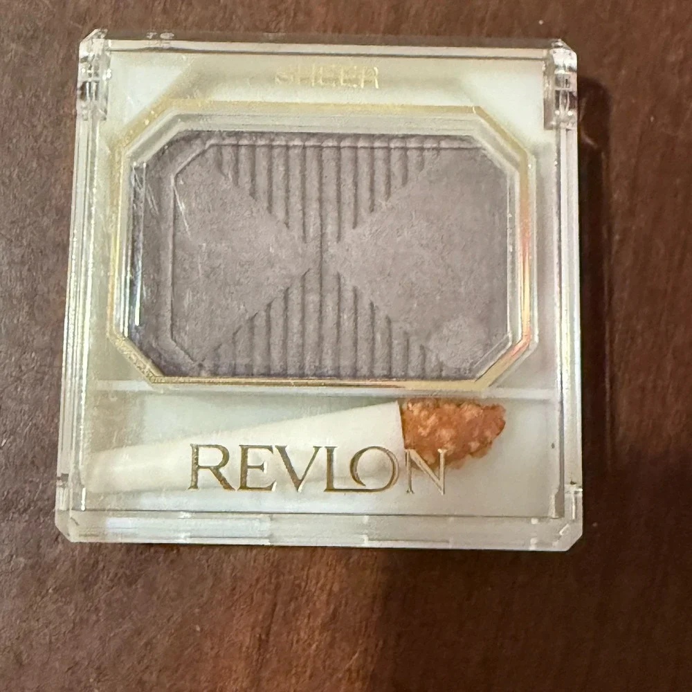 Revlon Custom Eyes Sheer Eye Shadow Eyeshadow Gauzy Grey Vtg New RARE HTF